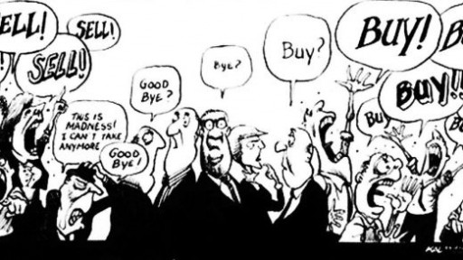 Stock Market Cartoon