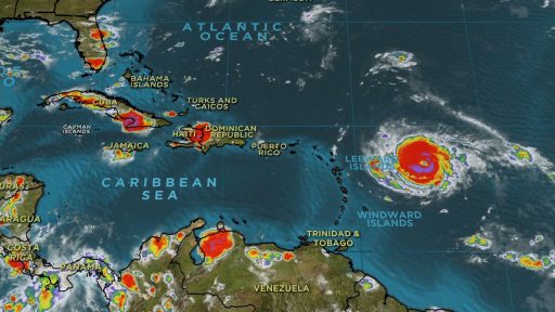 Hurricane Irma map