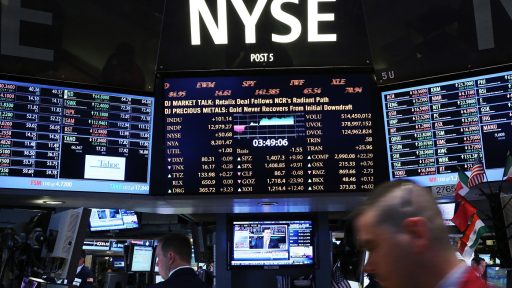 The floor of the New York Stock Exchange.