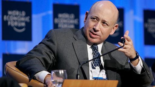 Goldman Sachs CEO Lloyd Blankfein