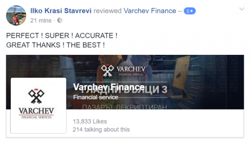 Varchev Finance Facebook