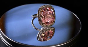 Pink diamond auction