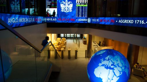 London stock exchange globe