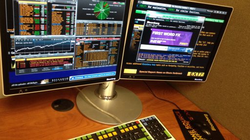 Bloomberg Terminal monitors