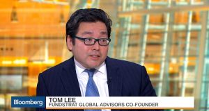 Tom Lee - Co founder in Fundstrat