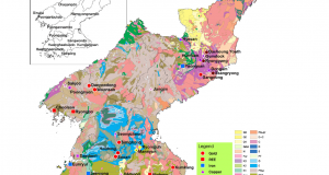 North Korea geological distribution