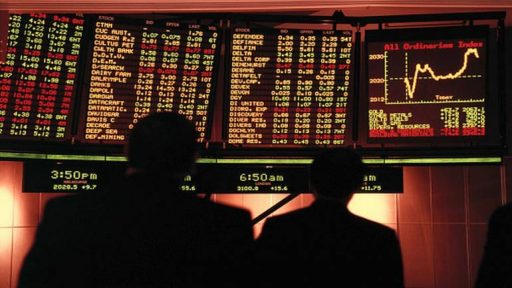 Asian Trading Floor Stock Market