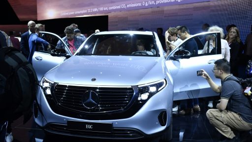 Mercedes EQC on World premiere in Stockholm, Sweden