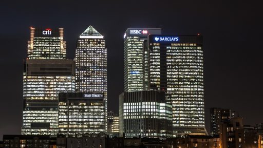 Canary Wharf at Night